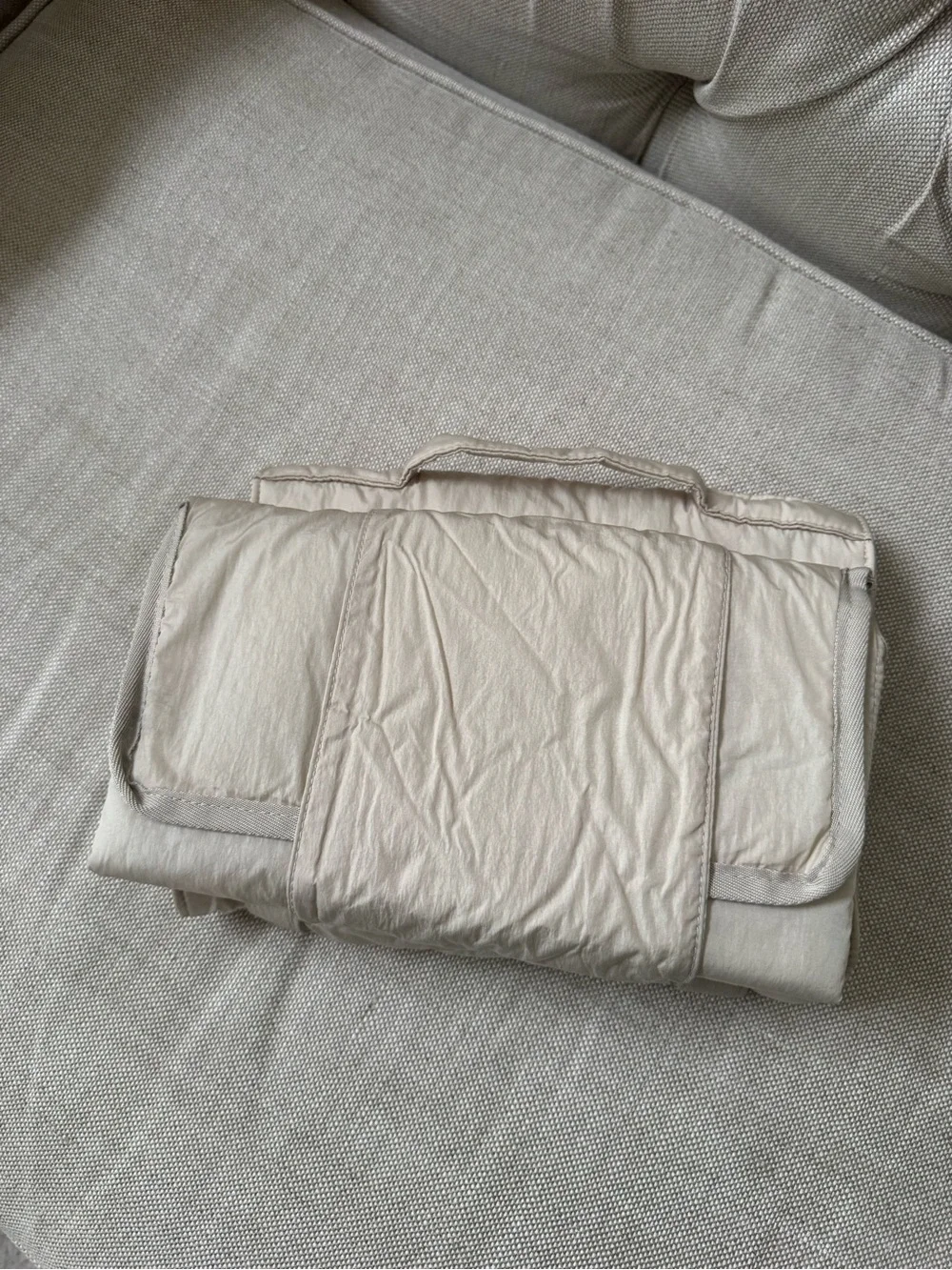 CALPAK diaper changing pad organizer Cream